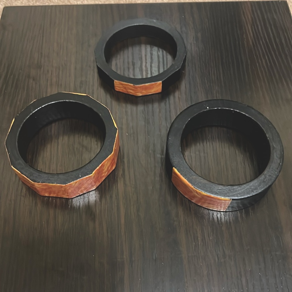 Wooden Sassy Jones bracelets